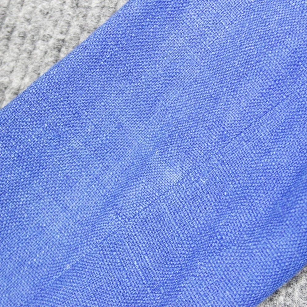 Gever Originals Women's Blue Tweed Blazer Jacket Gold Button Pockets‎ Size M